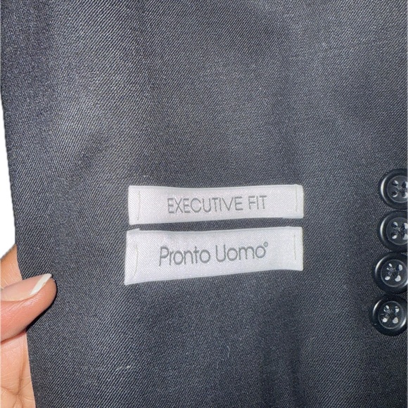 Men's Black Suit Blazer - Picture 4 of 11